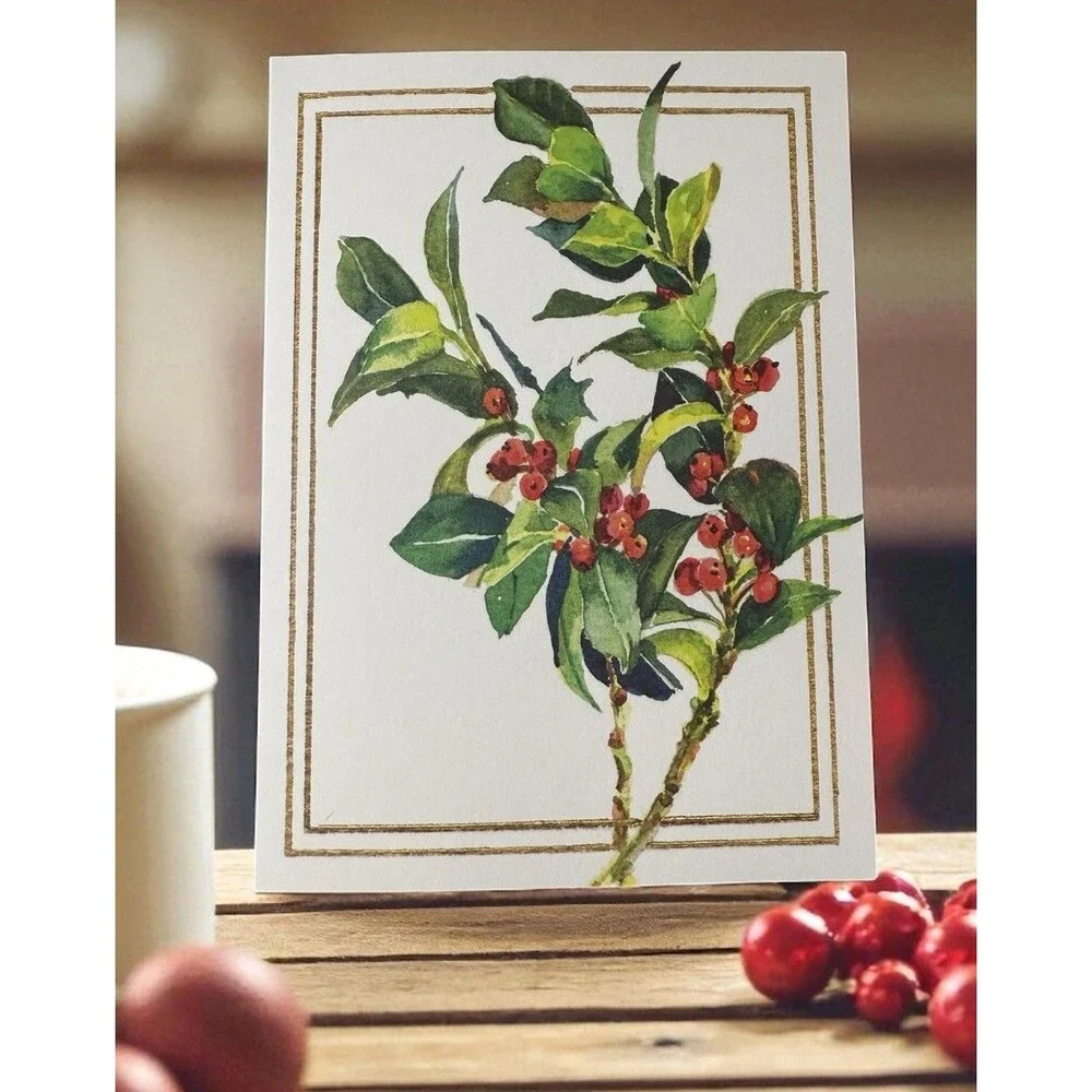 Odd Balls Vintage - Assorted Christmas Folded Note Cards - 10 Pack